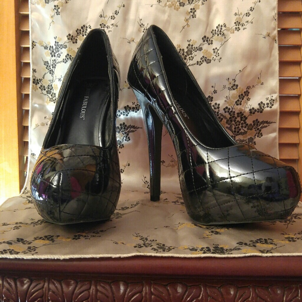 JustFab Black Heel